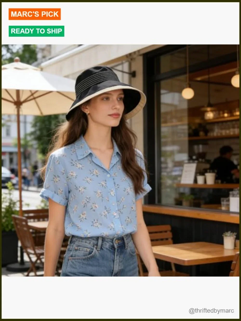 Wide Brim Packable Bucket Hat for Women UV Sun Protection Foldable Beach Cap